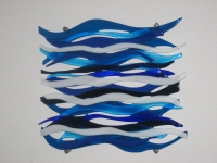 15, glaskunst, glazen wandobject, mare